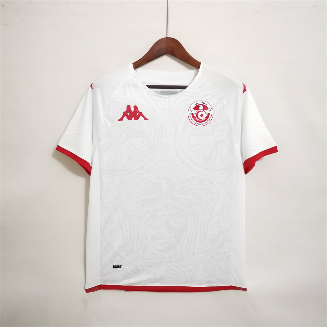 AAA Quality Tunisia 2022 World Cup Away White Soccer Jersey
